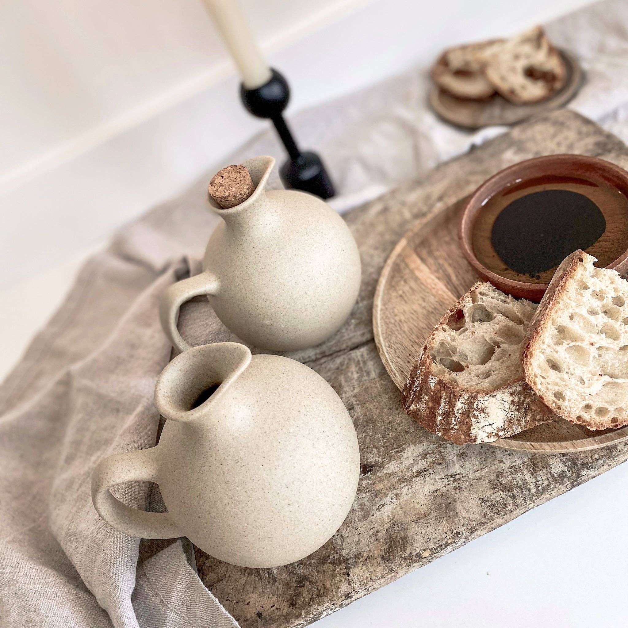 So At Nature – wholesale Jug – Ceramic Jug with Cork Stopper - Kande10