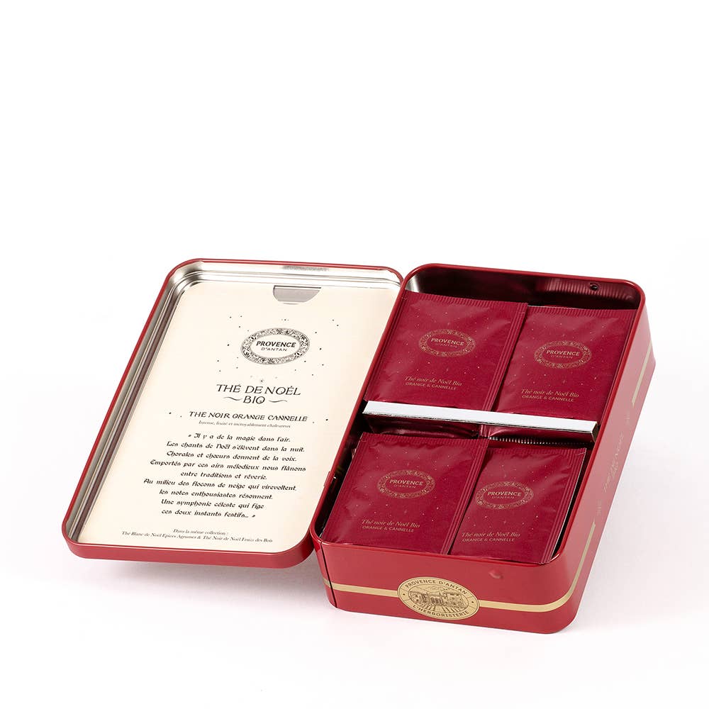 PROVENCE D'ANTAN - Wholesale Health/Detox Tea - Organic Christmas Black Tea Orange Cinnamon* 24 bags2