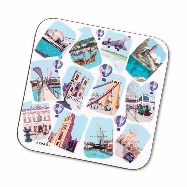 Bristol Sketches Coaster for wholesale by dona B drawings