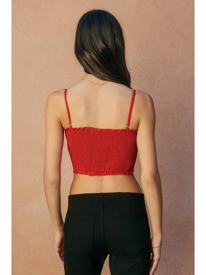 Dress Forum – Engroshandel Tanktop – Kvinder – Min Lille Rynkede Kæreste Crop Top (1)7