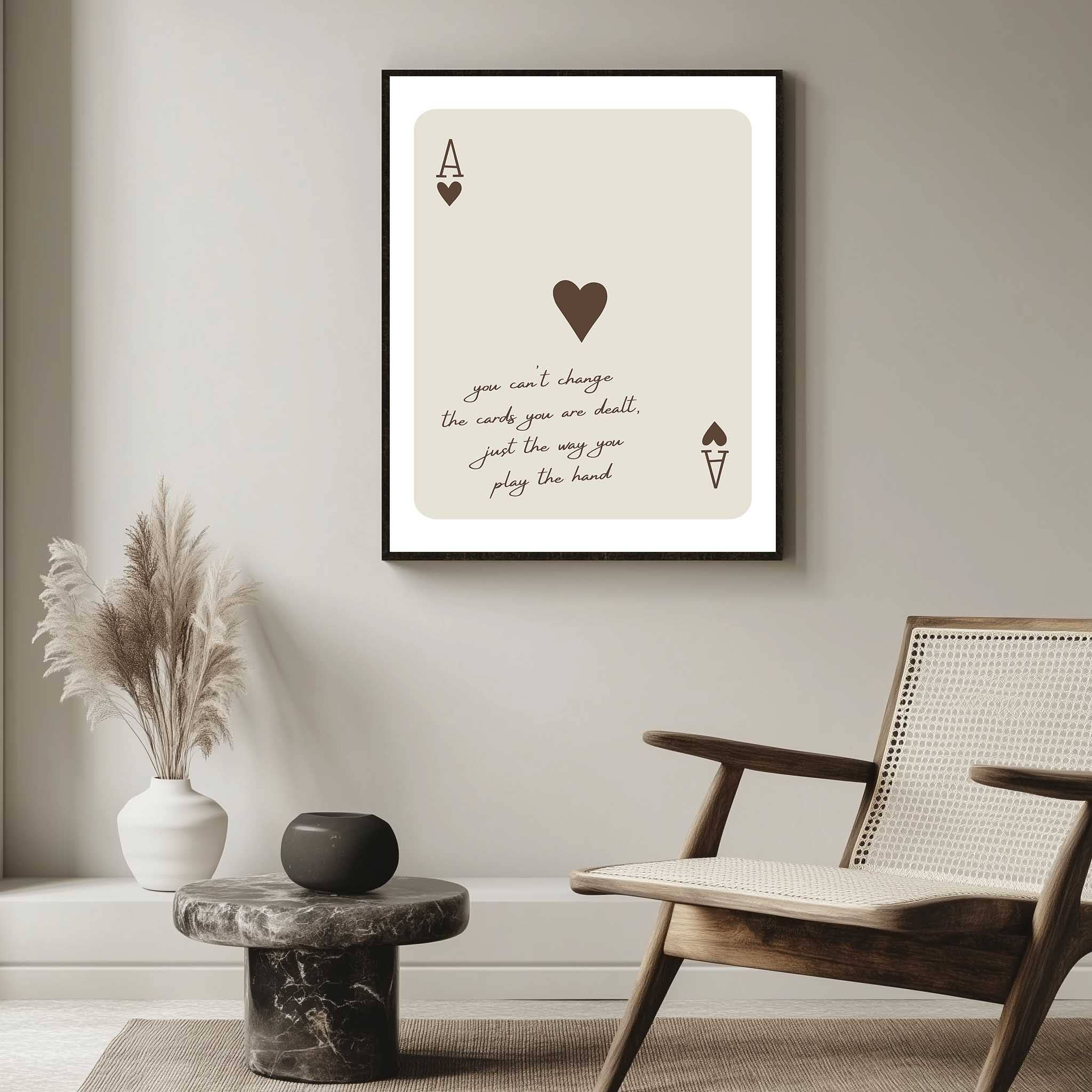D'LUXE PRINTS - Wholesale Poster - The Cards You Are Dealt Print10