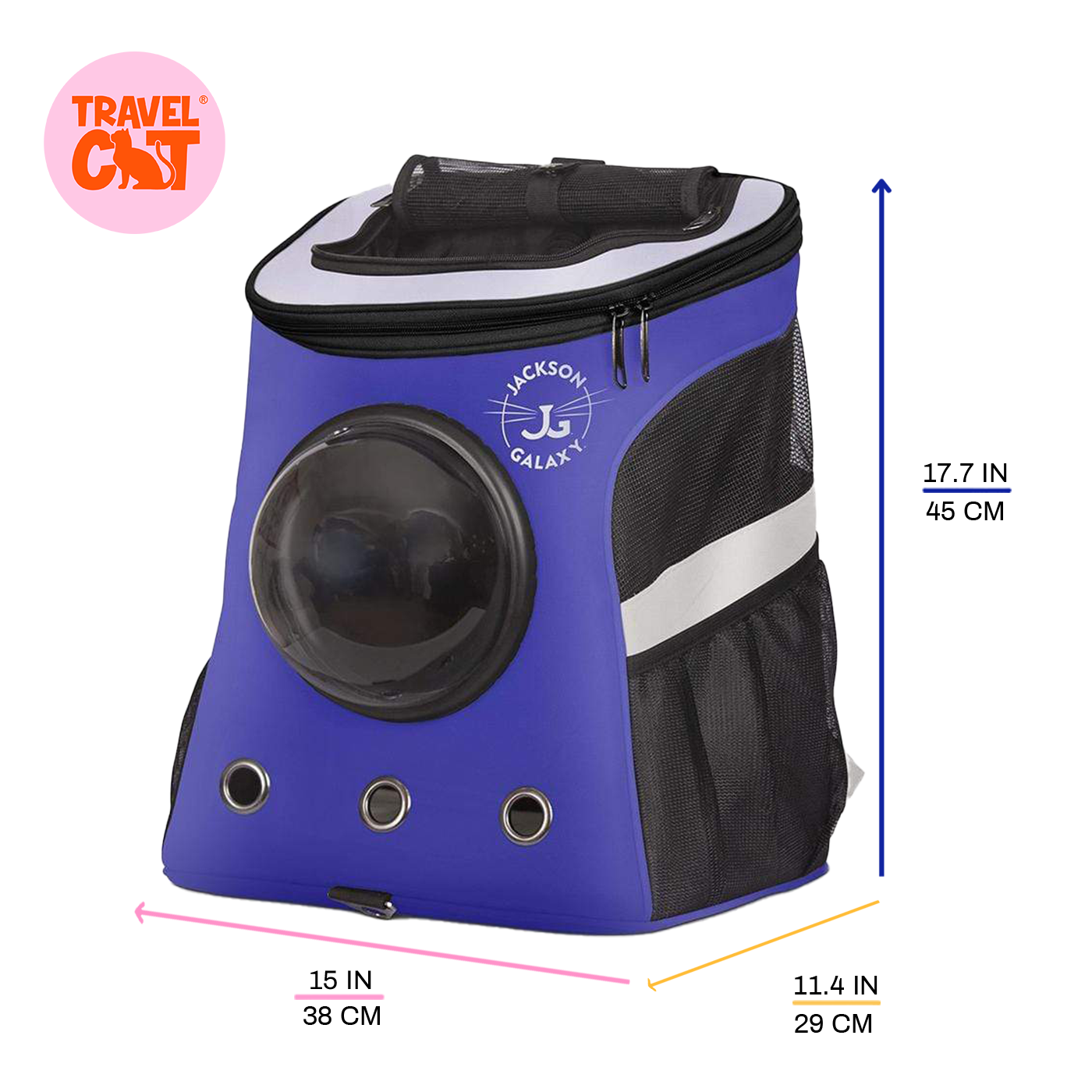 Travel Cat Wholesale – Großhandel Haustier-Transportbox – Katze – The Jackson Galaxy Convertible Katzenrucksack Bubble8