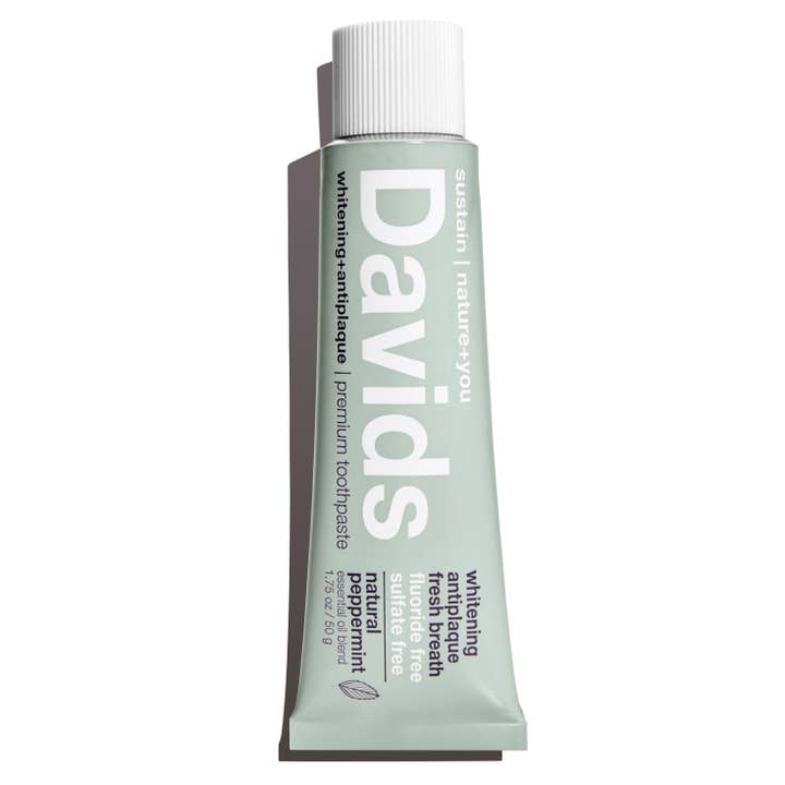 Davids Natural Toothpaste - Wholesale Toothpaste - Davids travel size premium toothpaste / peppermint