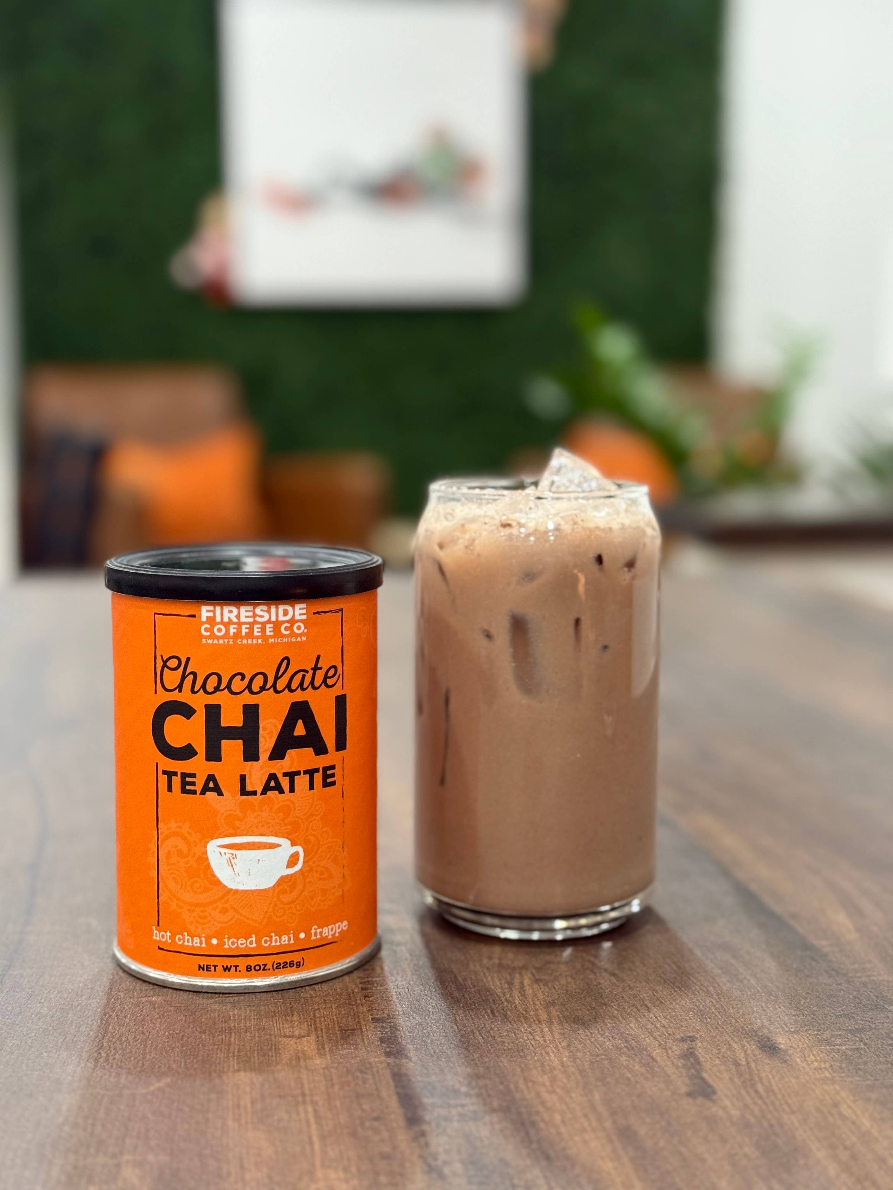 Fireside Coffee Co. – wholesale Iced tea – Chocolate Chai Tea 8oz Can4