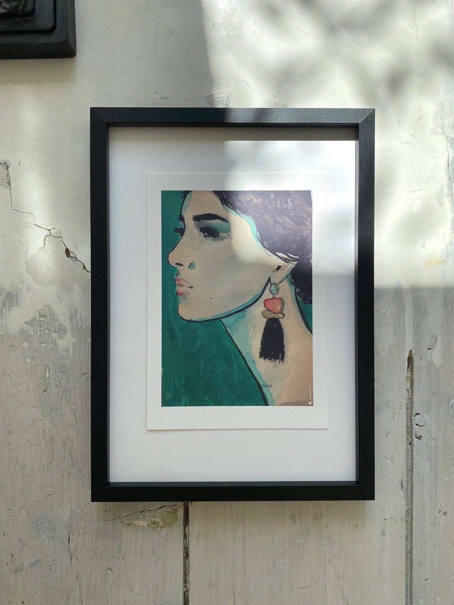 tinystories - Wholesale Postcard - Art Card "Émeraude"1