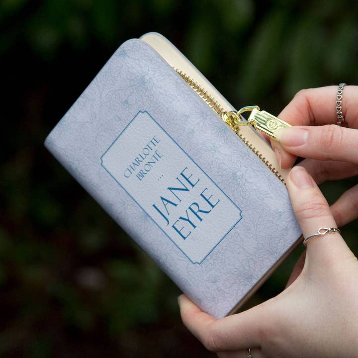 Jane Eyre Purple Book Zip Around Wallet for wholesale by Well Read Company