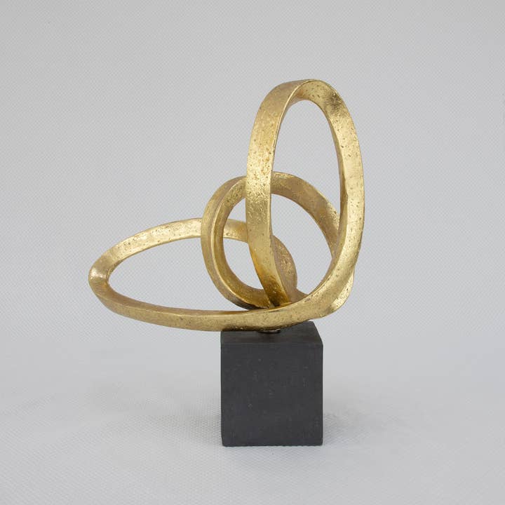 Lillian Home - Wholesale Sculpture - Gold Abstract Sculpture3