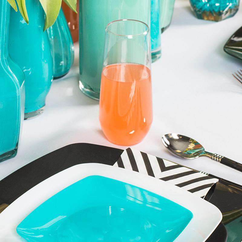 Smarty had a Party – Engroshandel Champagneglas – 9 oz. klare stilkfri plast champagneglas - 64 stk.9