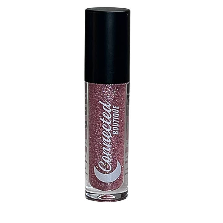 Connected Boutique - Wholesale Lip Gloss - Chosen Pink Glitter Lipgloss with apple scent6