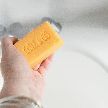 Cole & Co – wholesale Bar Soap – Unwrapped Mandarin & Black Pepper log1
