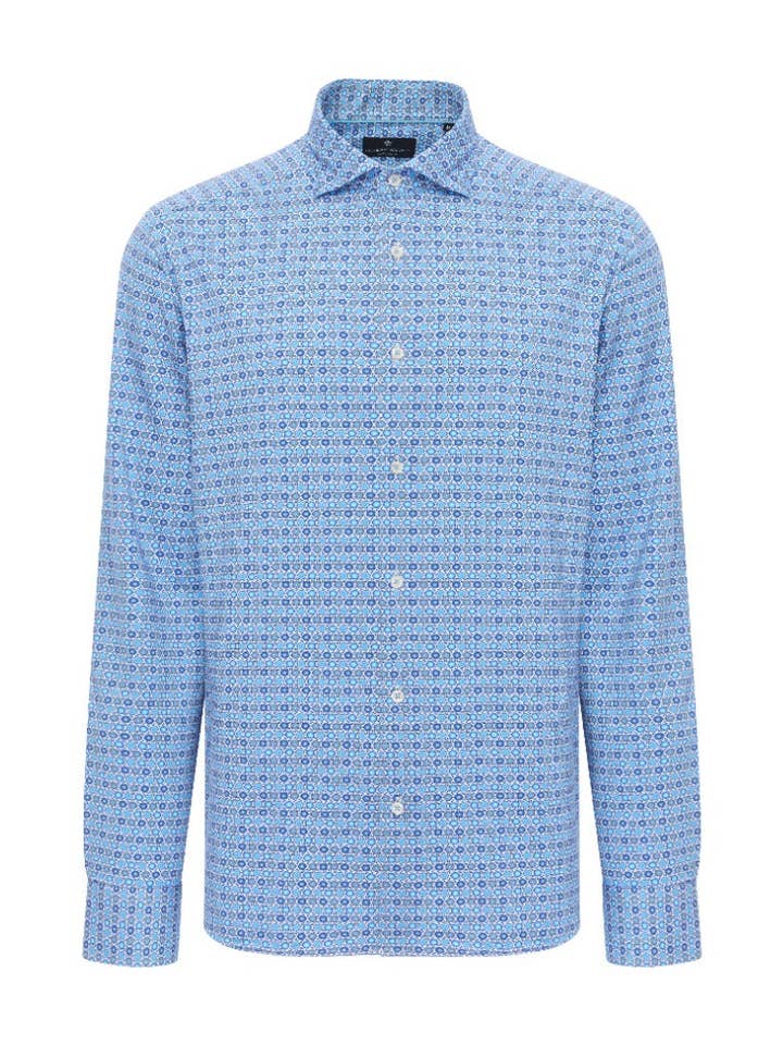 Geo Cirkel Print Shirt voor wholesale door Luchiano Visconti