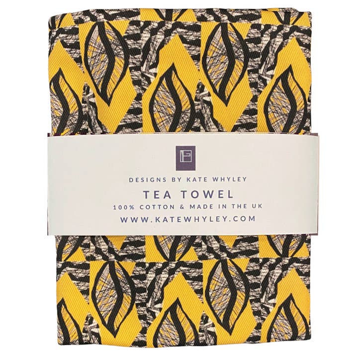 Tea Towels - Eight print designs. From £10.00 each for wholesale by Kate Whyley