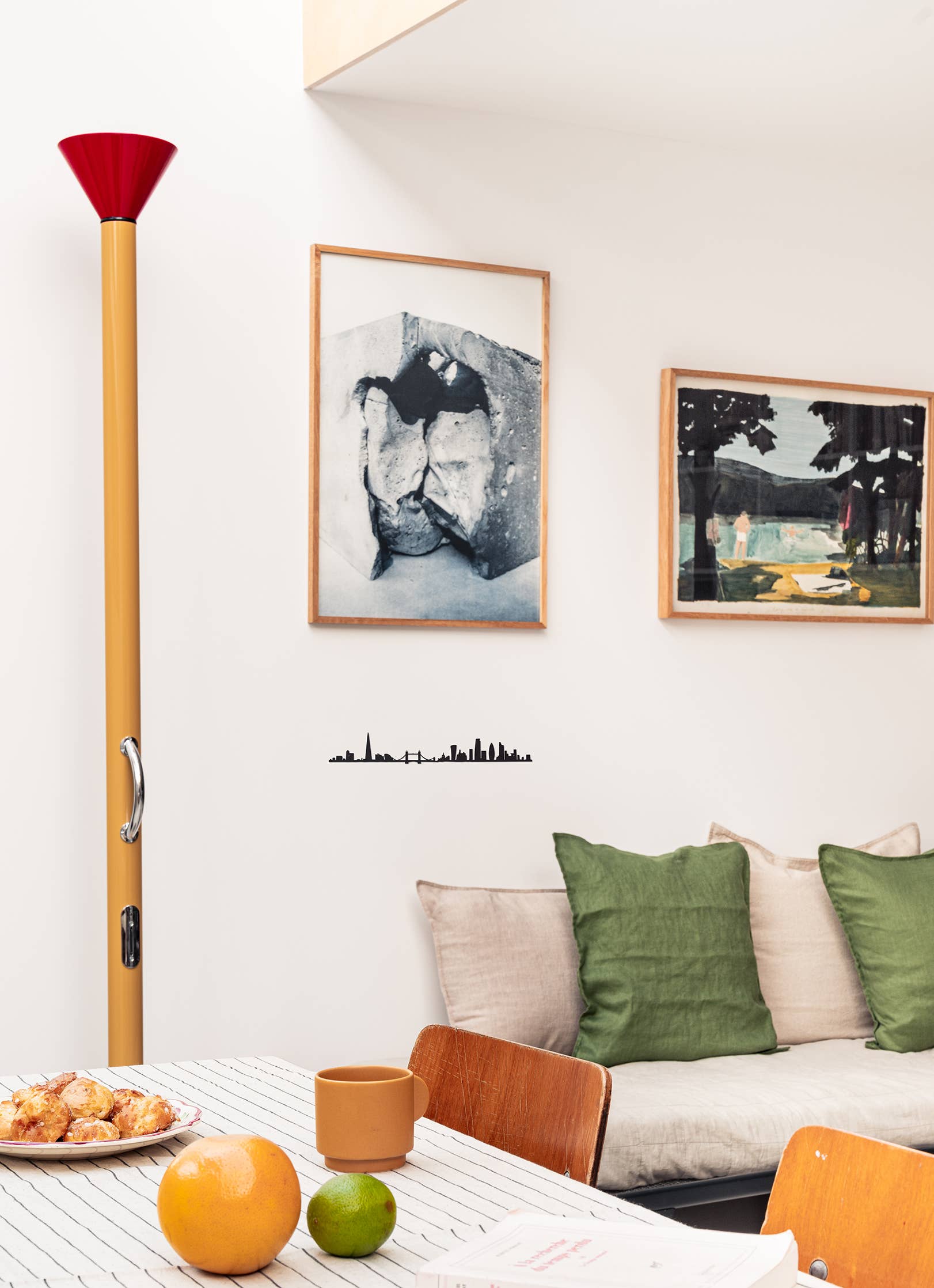 The Line - Vente Décoration murale - Décor Mural - Skyline de Londres 2 - Black (50cm)2