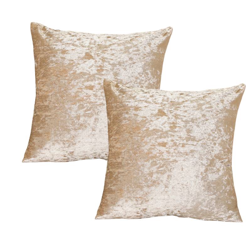 RKAAS HOME – wholesale Throw pillow cover – Crushed Ice Velvet Square Cushion Cover - Set of 2 pcs and 4 pcs (45 cm, 50 cm, 55cm, 60 cm)1
