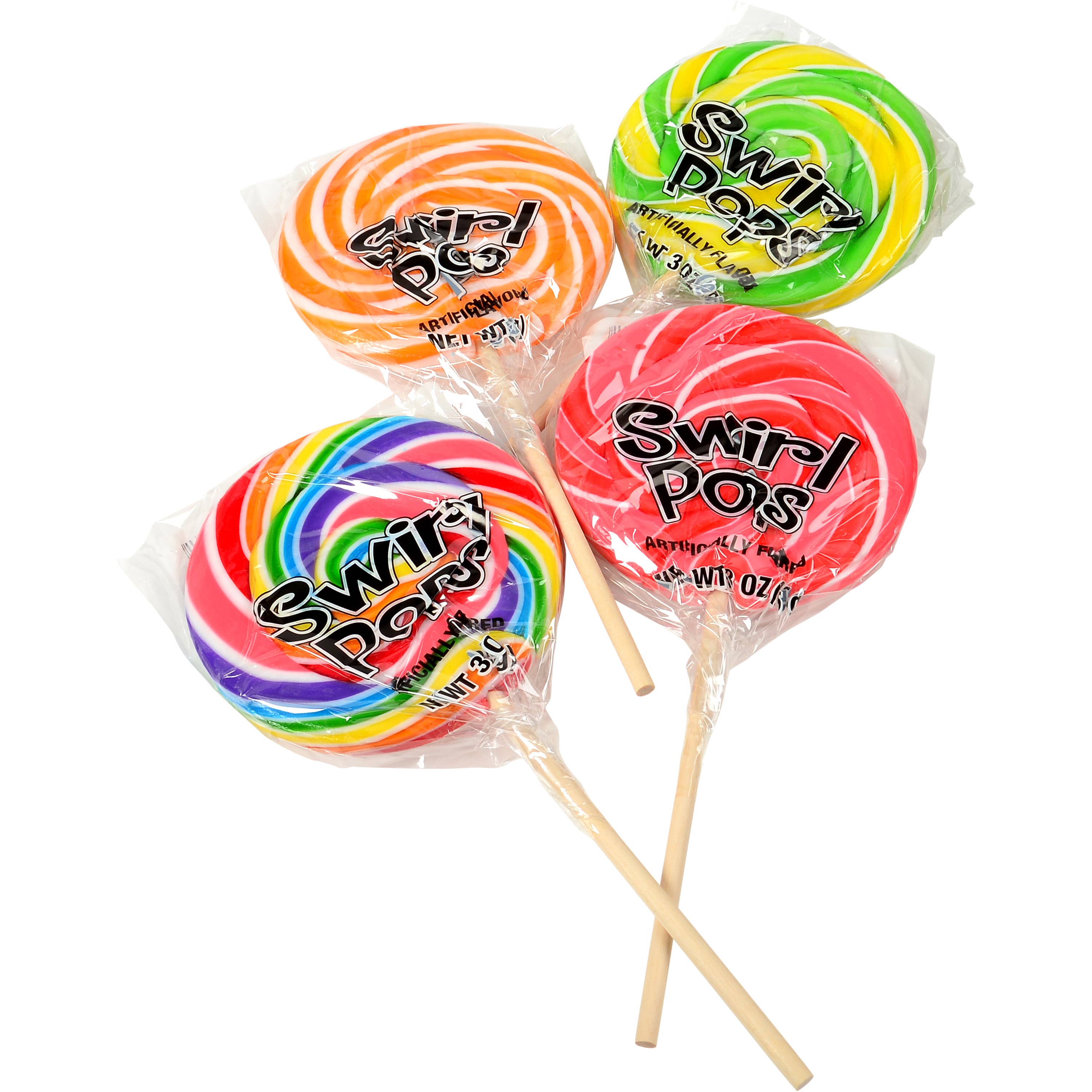 US Toy Company - Wholesale Lollipop - Swirl Pops 48-unit Display0