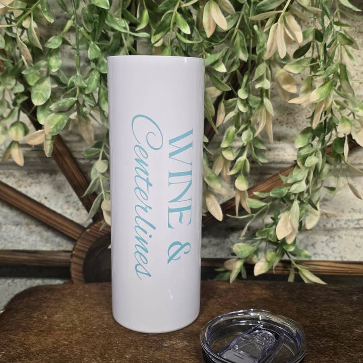 Bicchiere da vino & linee centrali per la vendita all'ingrosso da parte di Oak Spring Creations