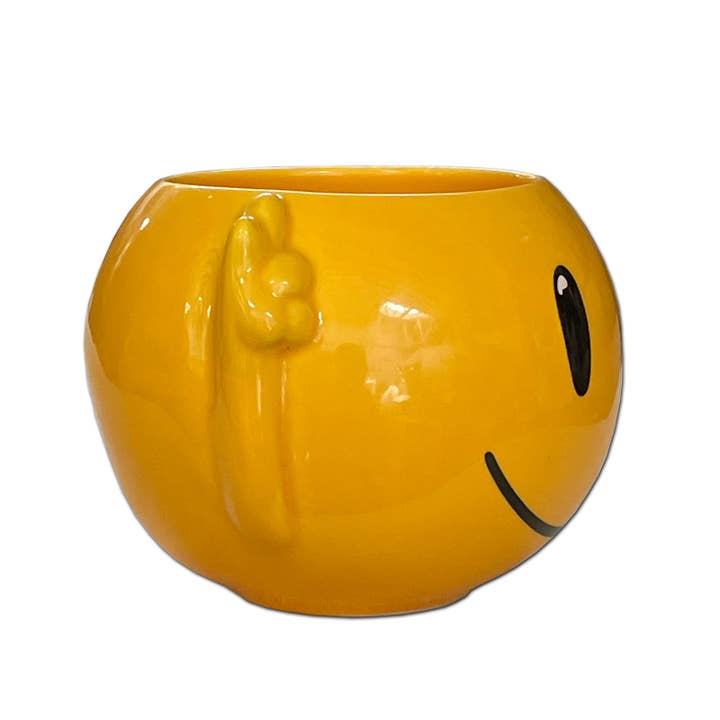 SF Mercantile - Wholesale Coffee Mug - SALE! Peace Smiley Face Mug