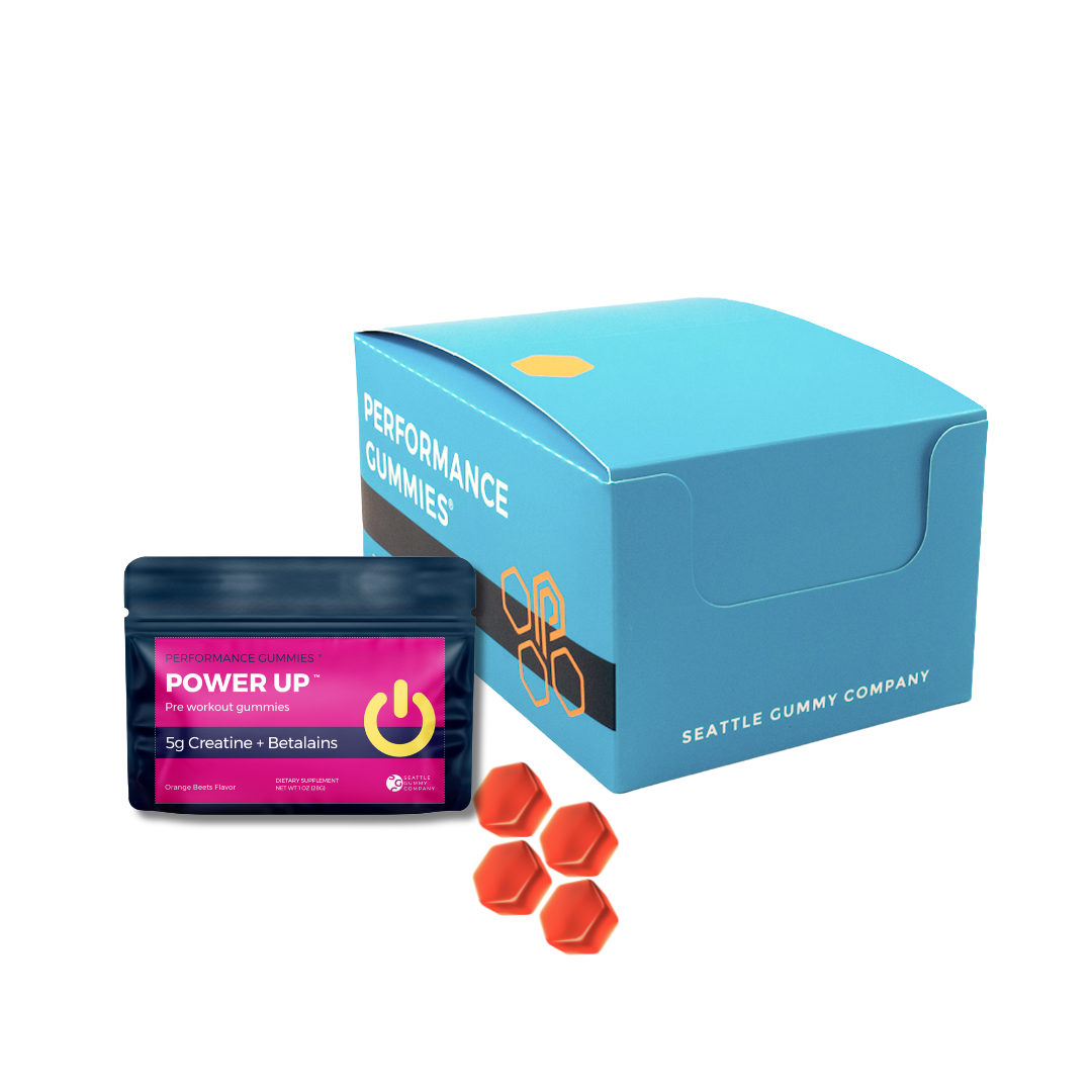 Seattle Gummy Company - Wholesale Oral Supplement/Vitamin - 5g Creatine Monohydrate Gummies with Betalain 12 packs2