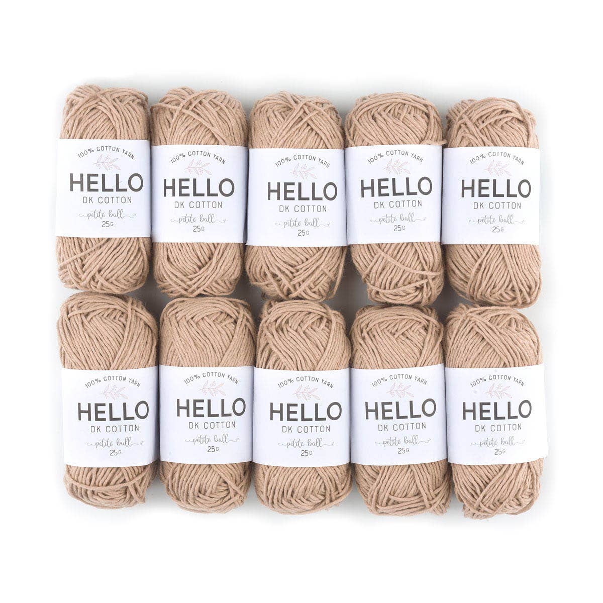 Creative World of Crafts – wholesale Garn – HEJ 100% bomull 25g Amigurumi garn förpackning med 10 bollar24