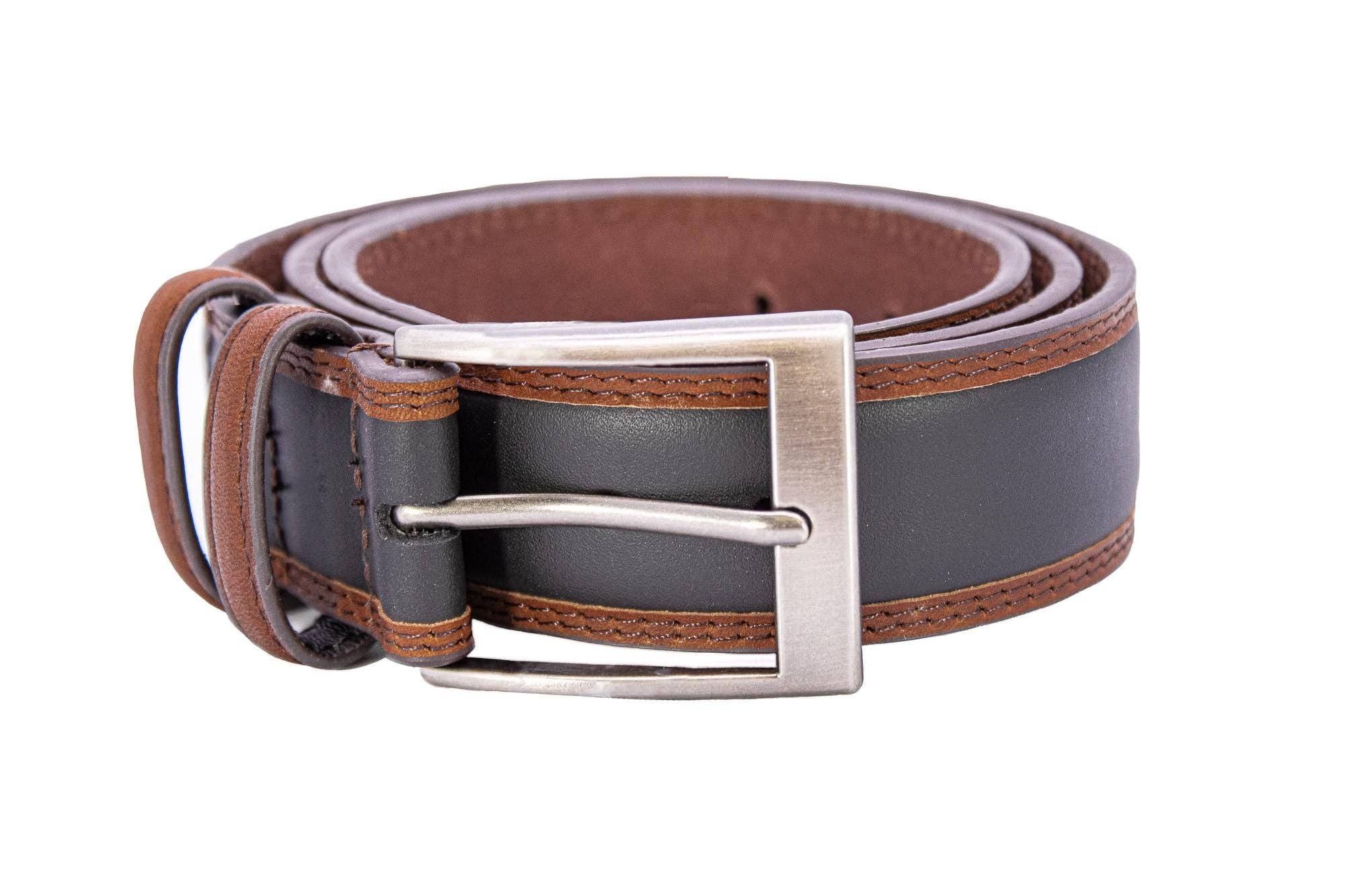 Zep-Pro - Wholesale Belt - Men's - Virginia Tech Hokies Men's Collegiate Two Tone Leather Belt.8