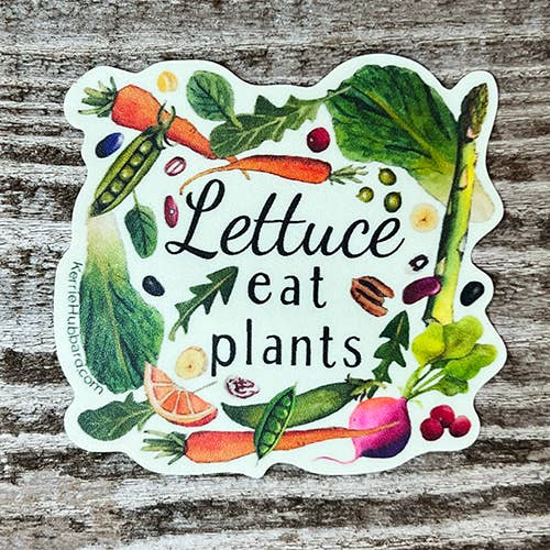 Kerrie Hubbard Design - Wholesale Sticker - FM-Lettuce Eat