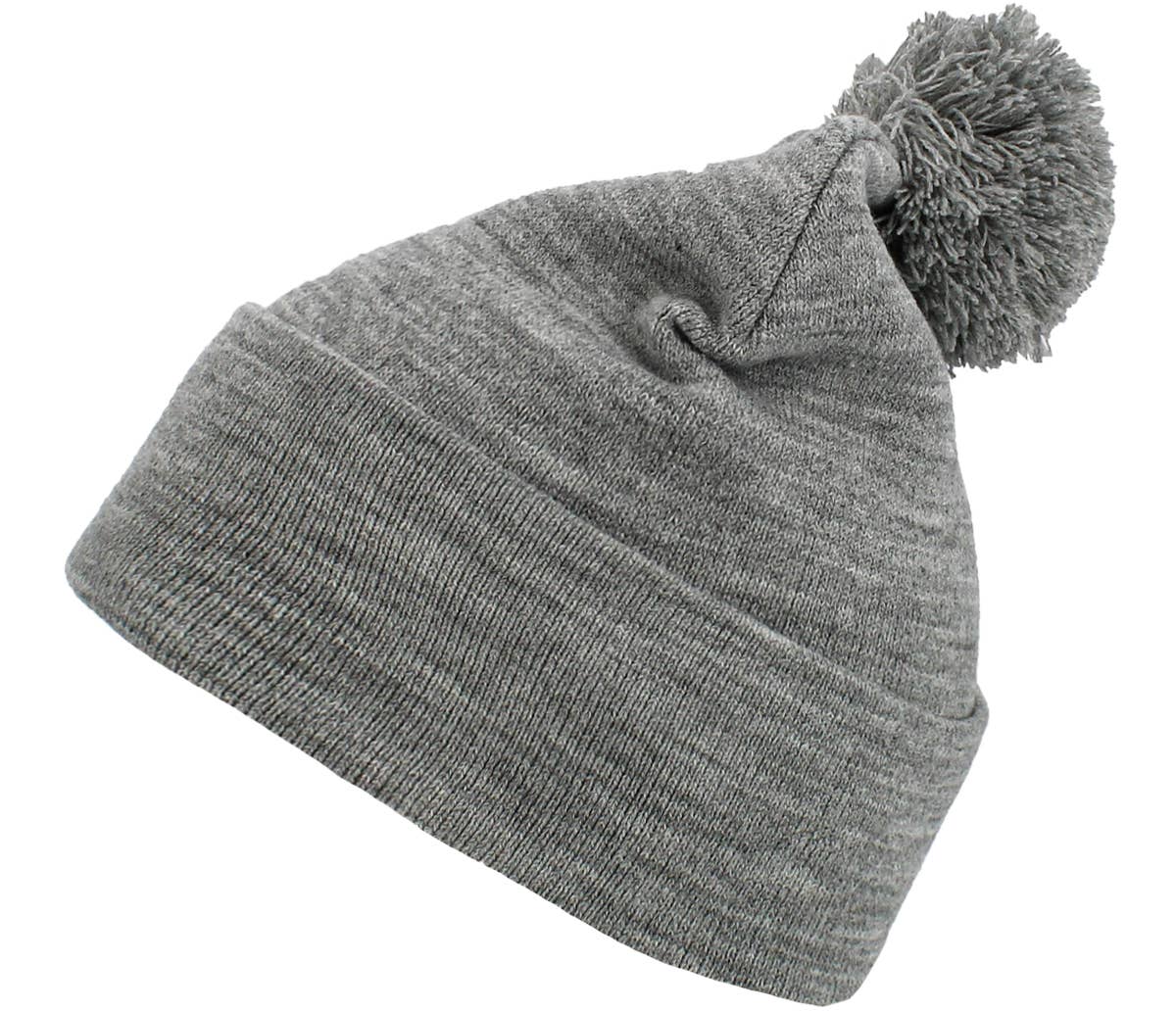 KBETHOS - Vente Bonnet – unisexe - Bonnet Blank Pom6