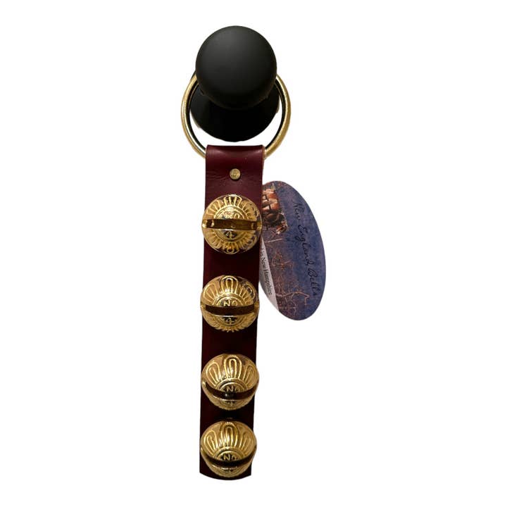 New England Bells - Wholesale Bell - Traditional Strap Bells - #4 Size Bells - 4 Bells on Strap3