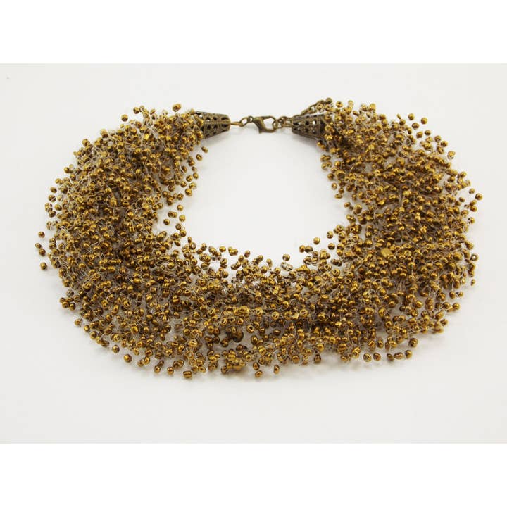 Bronzen ketting antieke bronzen sieraden bronzen verjaardag ambachtelijke sieraden moeder ketting country sieraden victoriaanse ketting alledaagse ketting voor wholesale door Ninolia