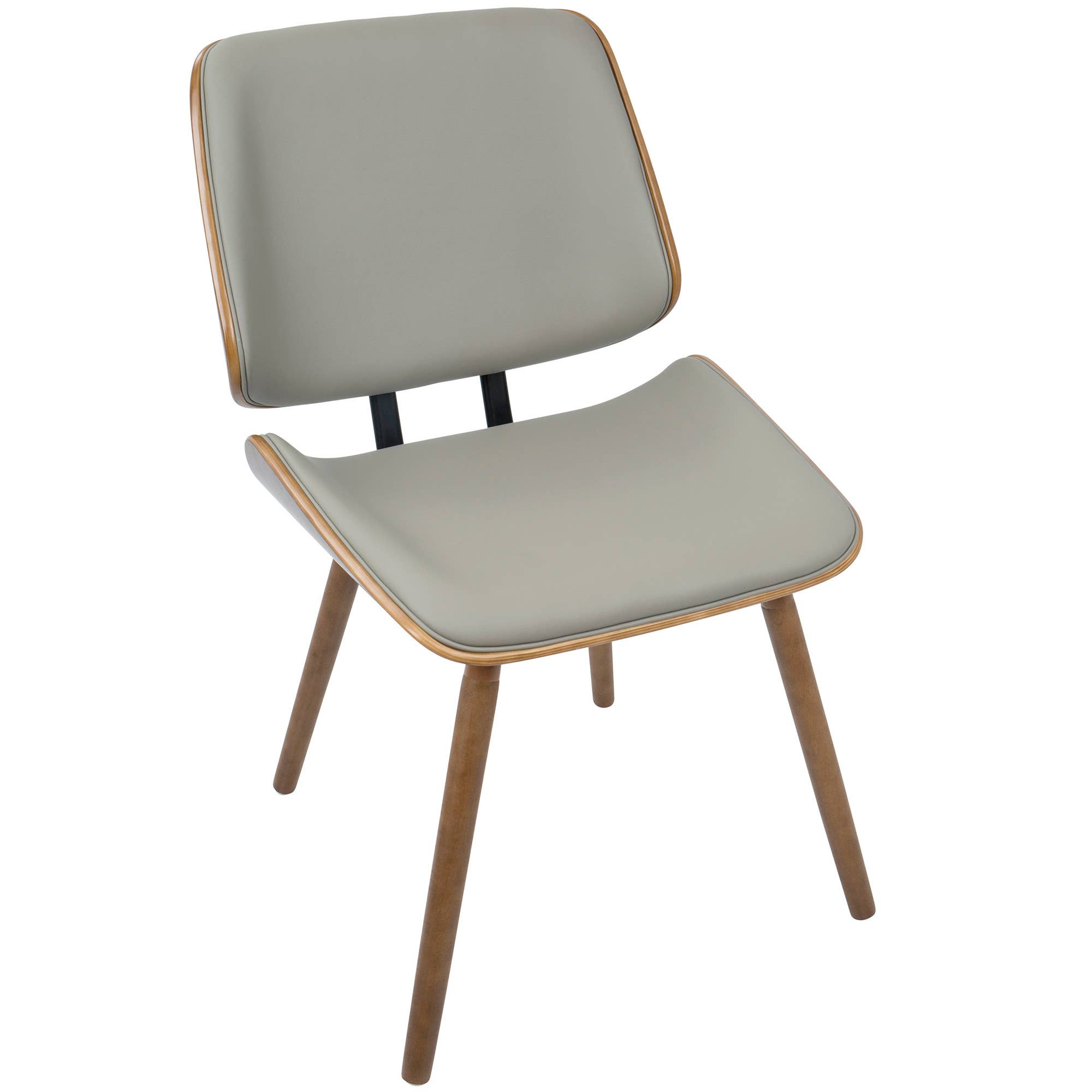 Walnut Black Lombardi Chair - Set of 2 for wholesale on Faire6