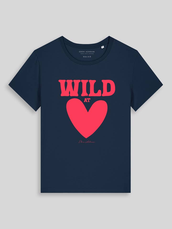 Eden Ashram - Wholesale Screen Printed T-Shirt - Women's - Wild At Heart Hampton T-Shirt6