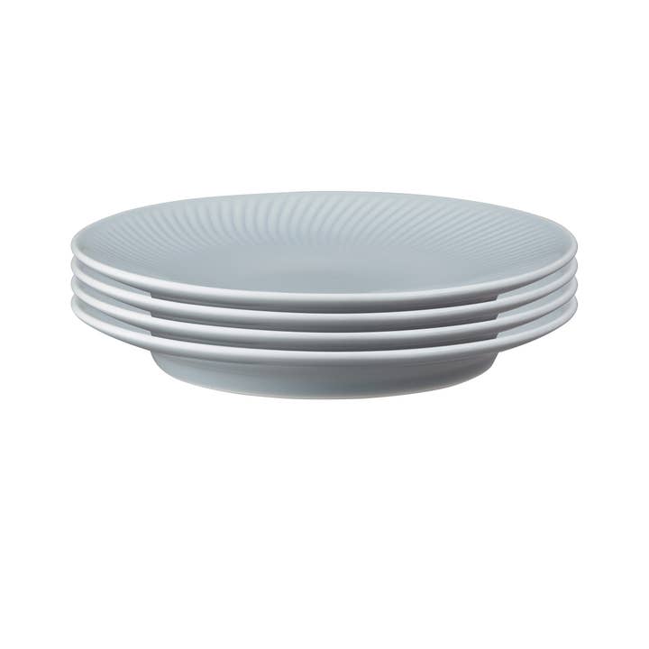 Denby - Wholesale Dinner Plate - Arc Grey Set of 4 Medium Plates
