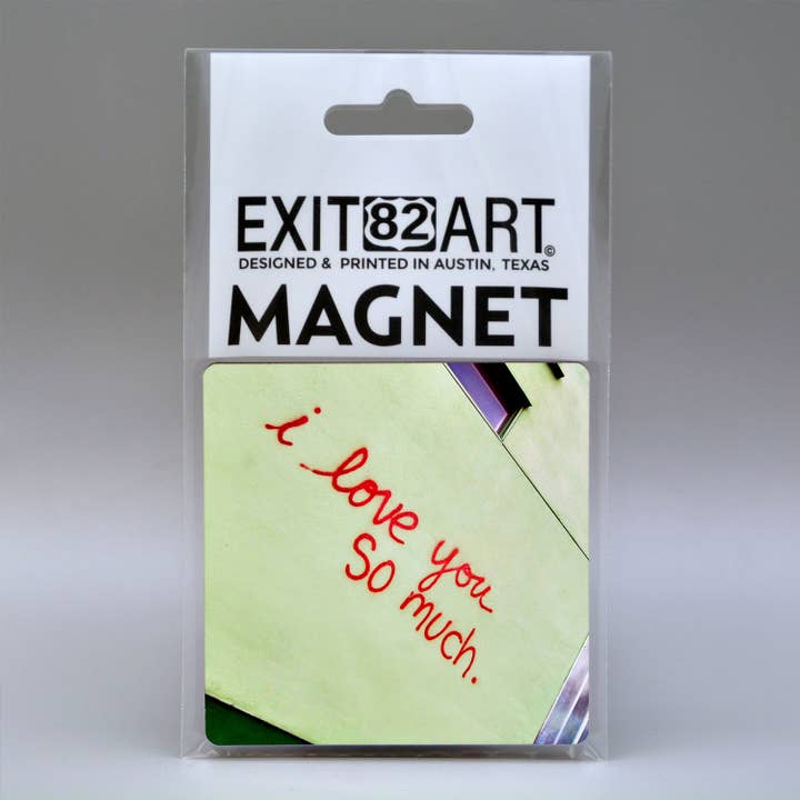 Te Quiero Mucho - Imán de Nevera Cuadrado de 3" para venta al por mayor de EXIT82ART