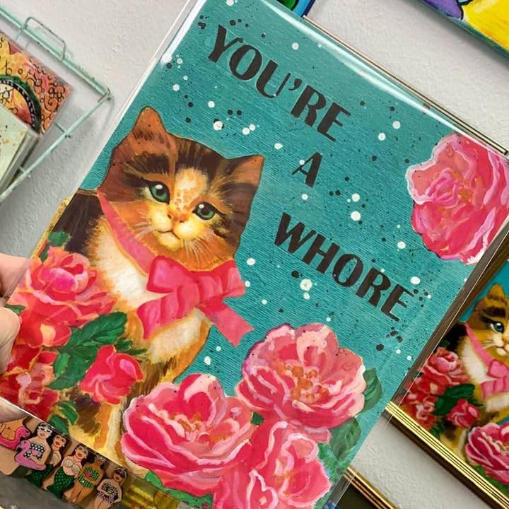 Gascot Inc. - Wholesale Art Print - Whore Nasty Kitty Print1