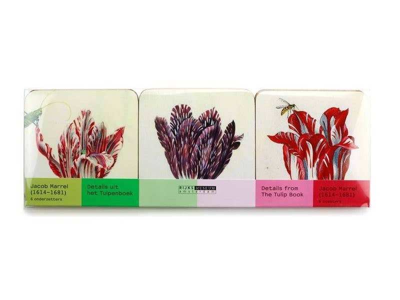 MUSEUM WEBSHOP - Wholesale Coasters - Coasters, Set Of 6, Tulips, Marrel2