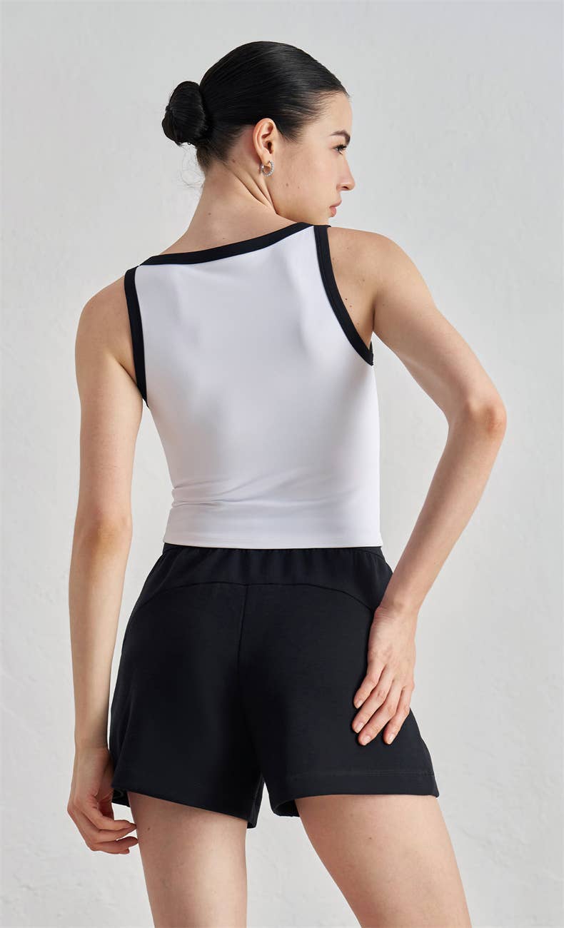 91thelabel – wholesale Athletic top – Women′s – Megan Color Contrast Tank Active Top10