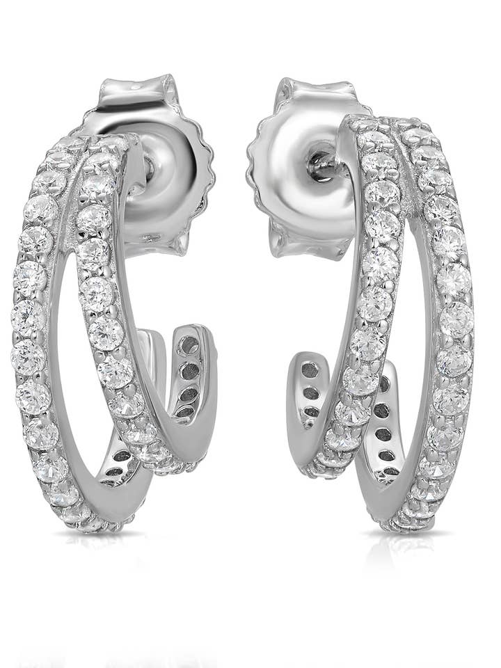 EVIL TWIN HUGGIES- STERLING ZILVER voor wholesale door Native Gem