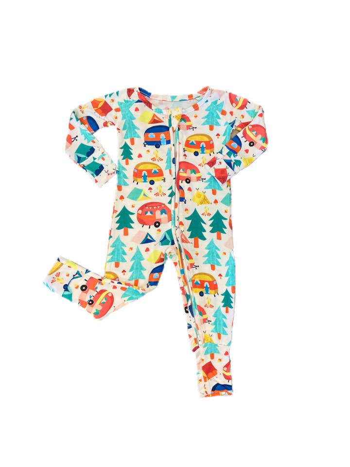 Barboteuse Zippy Adventure Awaits pour la vente par Brooke and Peyton