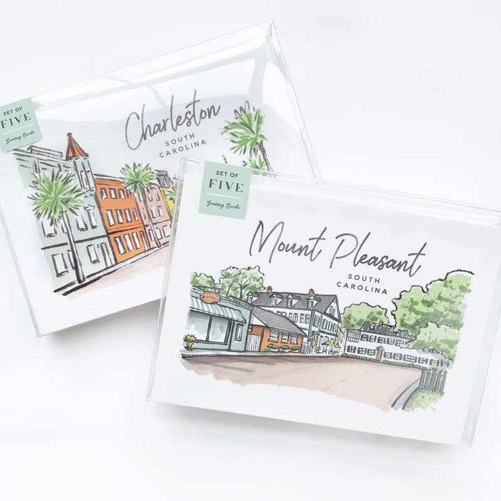 Texture Design Co – Cartão de saudação diária por atacado – O Monte. Cartão de felicitações agradável - Sherbet Streets3