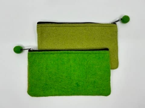 Fibres of Life - Wool & Felt - Wholesale Pouch - Women's - 2-Tone Medium Organizer Pouch - Bundle of 207