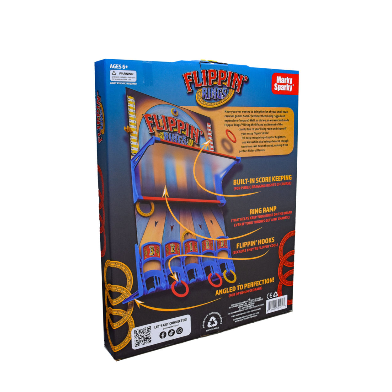 Marky Sparky Toys - Vente Jeu de sport – enfant et bébé - Flippin' Rings™5