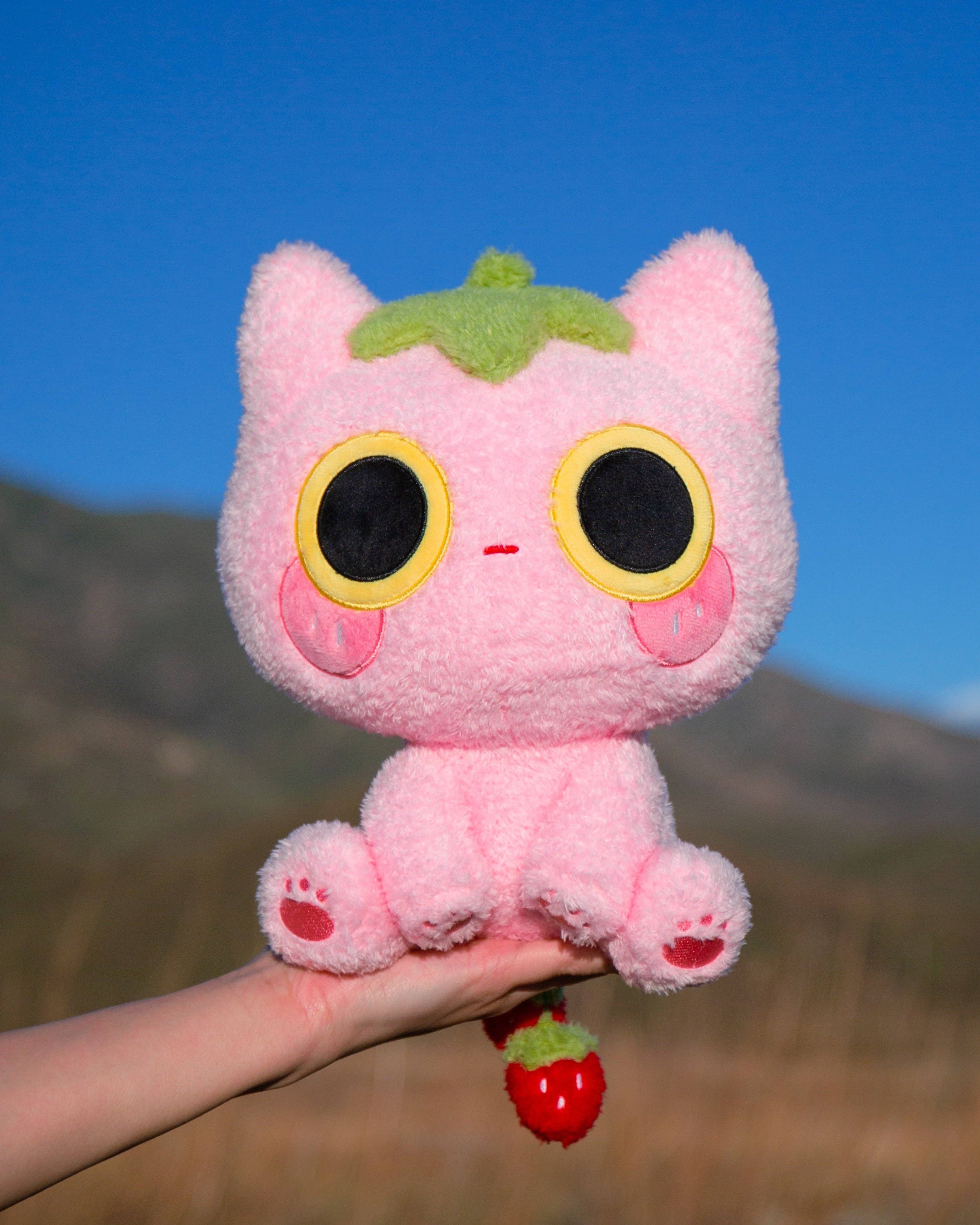 MikouArt - Wholesale Stuffed/Plush Toy - Kids & Baby - Strawmi – Strawberry Cat Plush Toy8