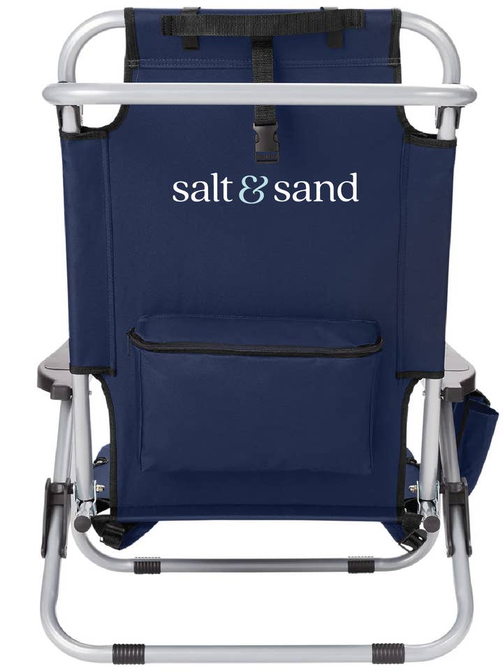 Belle Mare Backpack Beach Chair / Navy / Salt & Sand for wholesale by Salt & Sand