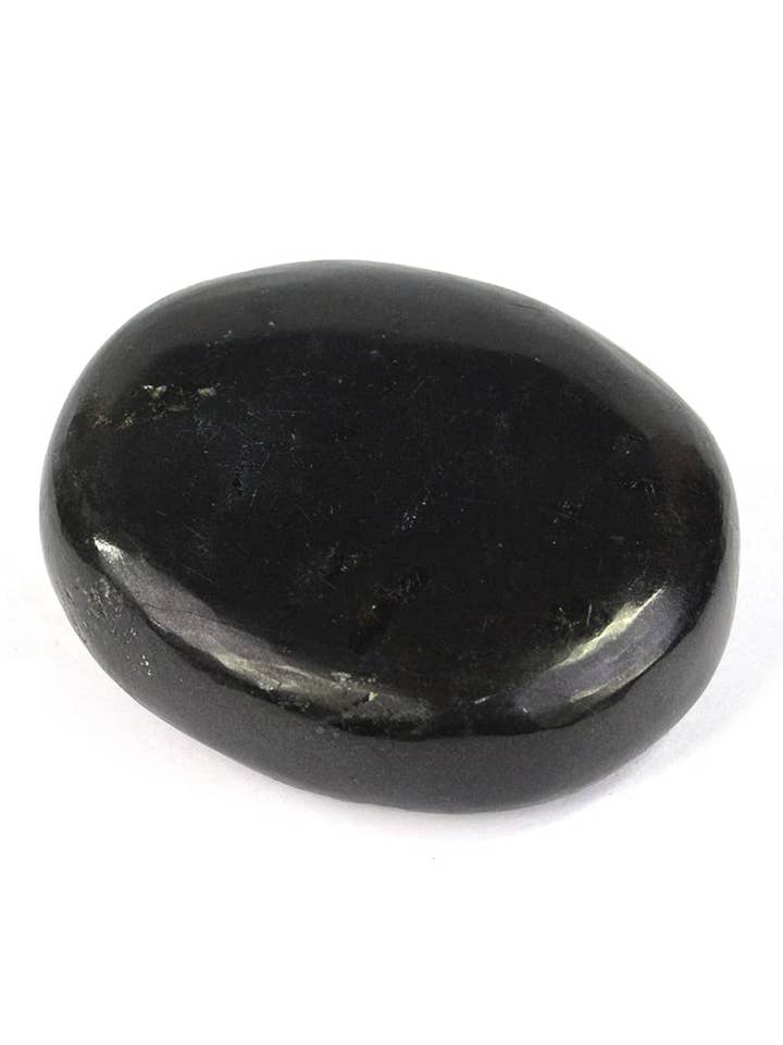 Black Tourmaline Palm Stone - 2.2 LBS (1 Kg.) pack for wholesale by AmazeU