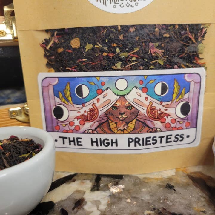 The Familiar Witch Co - Wholesale Loose Tea - The High Priestess Dessert Tarot Tea