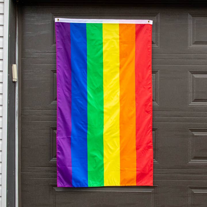 Pride Flag, 3x5' (6 color rainbow) for wholesale by Ifs, Ands, Or Buttons