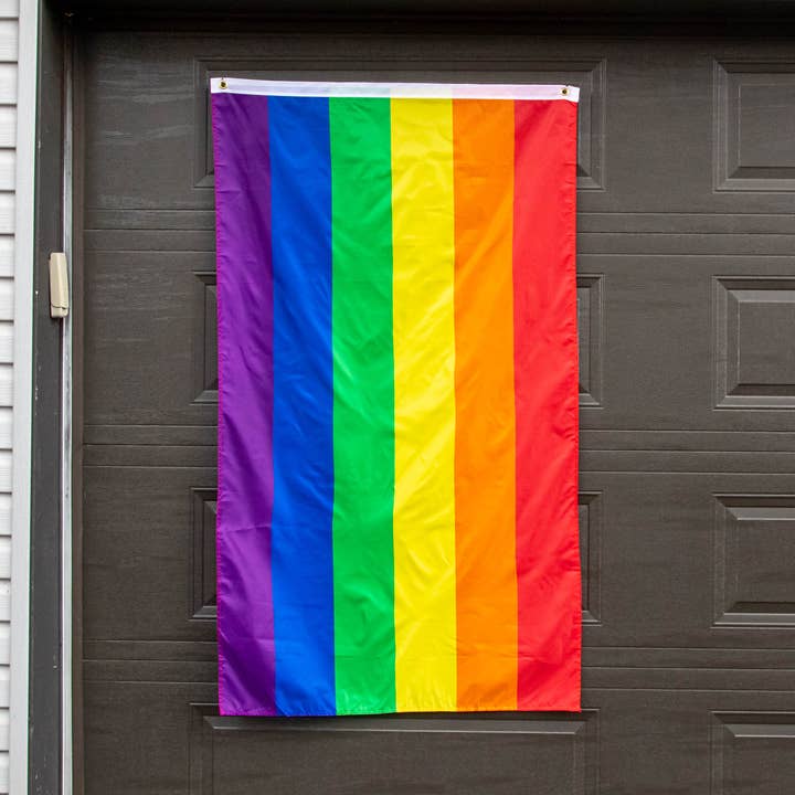 Pride Flag, 3x5' (6 color rainbow) for wholesale by Ifs, Ands, Or Buttons