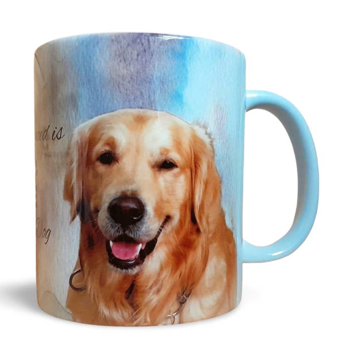 Golden Retriever Dog Mug for wholesale by Rockways Designs