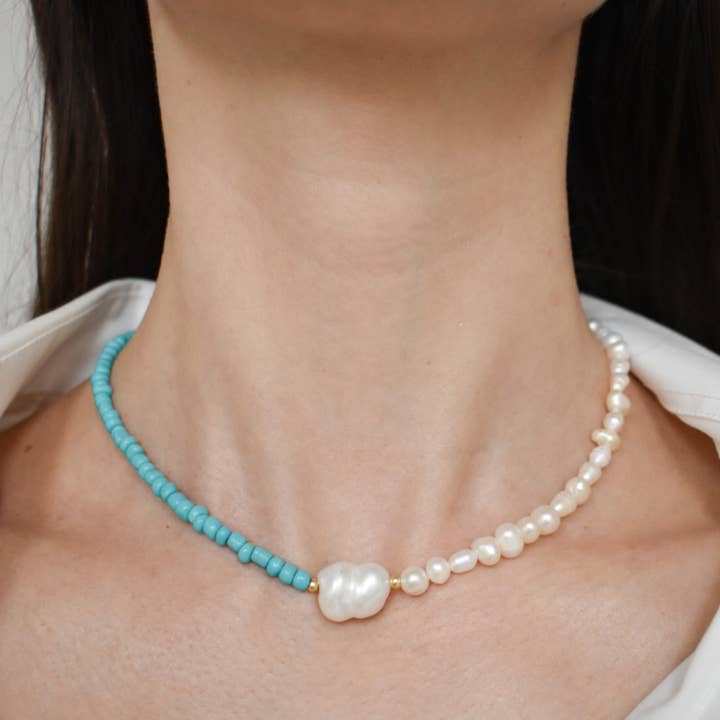 LISCIA turkis halskæde for engroshandel hos Emerald Cut