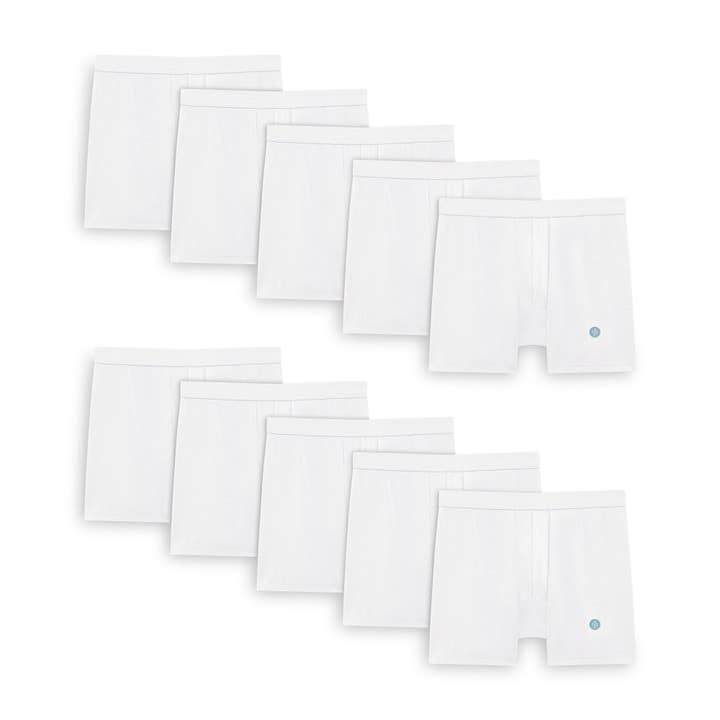 Calzoncillos tipo bóxer de hombre Ultra Suave TENCEL™ Micro Modal - Paquete de 10 para venta al por mayor de Just Peachy