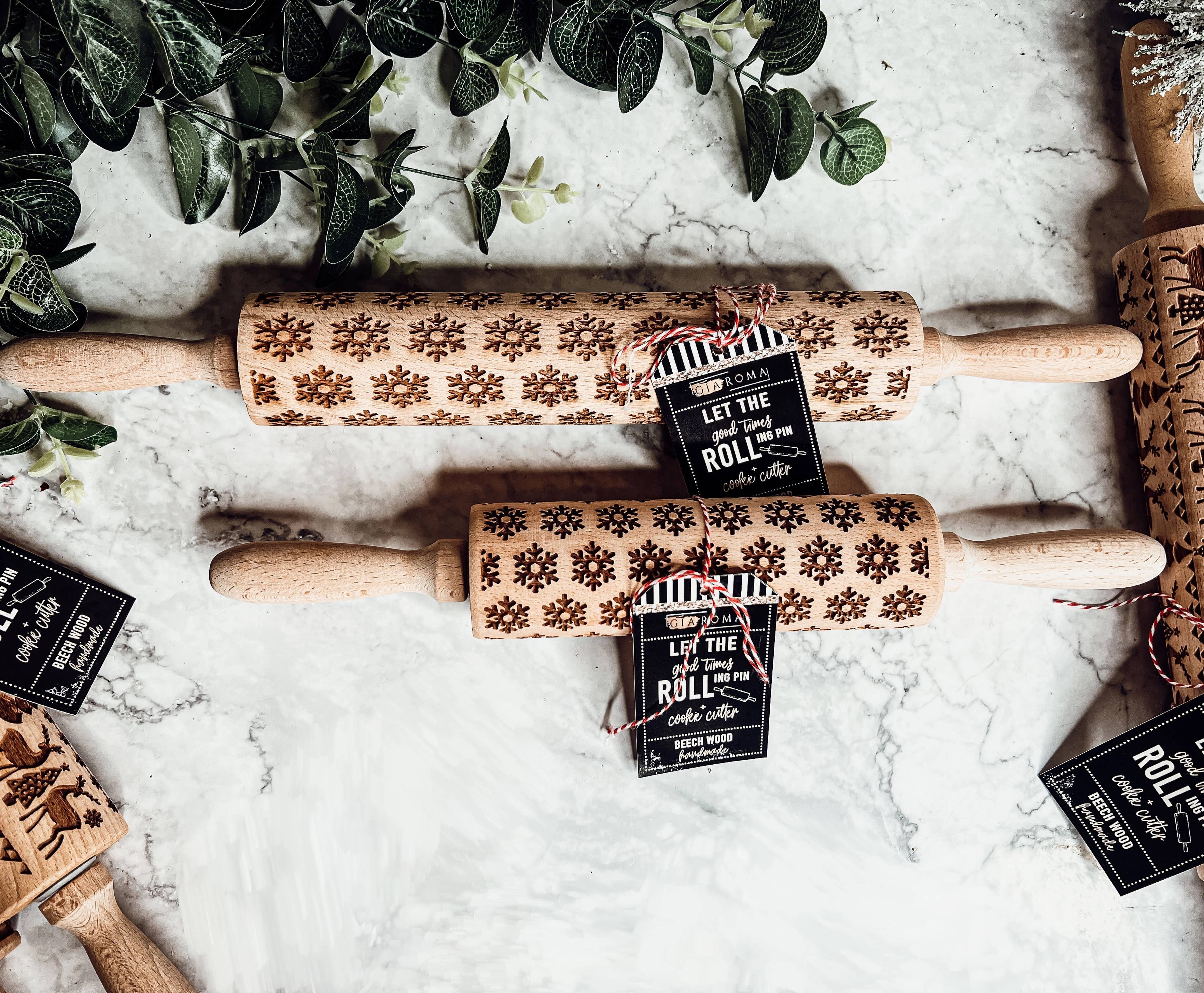 Gia Roma - Wholesale Kitchen Tool/Gadget - Wood Rolling Pins for Cookies & Baking Gift, Holiday Kitchen45